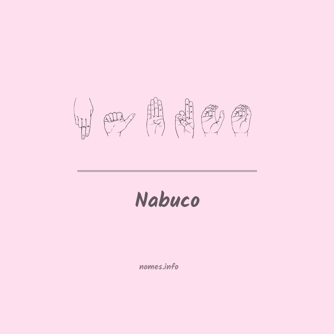 Nabuco em Libras
