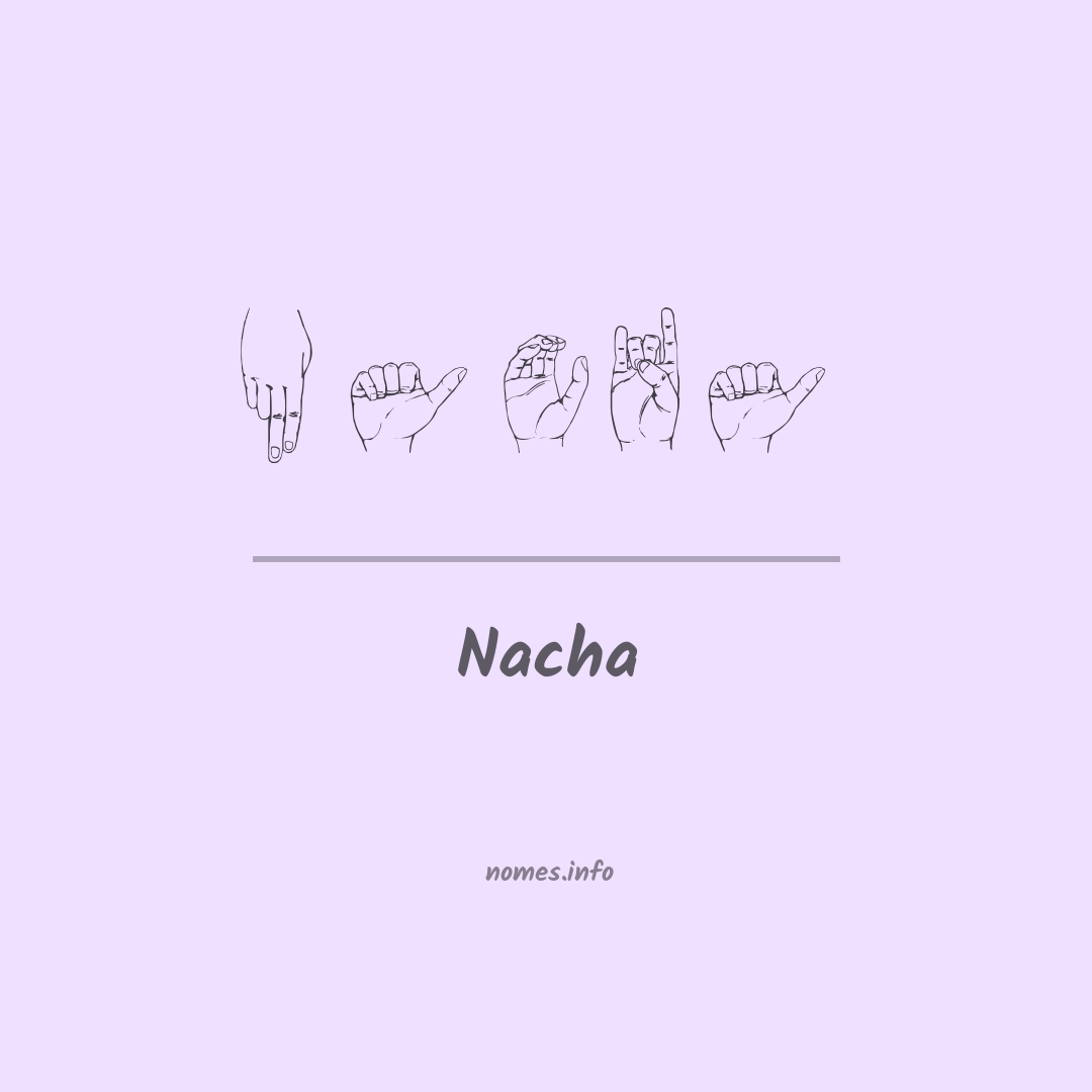 Nacha em Libras