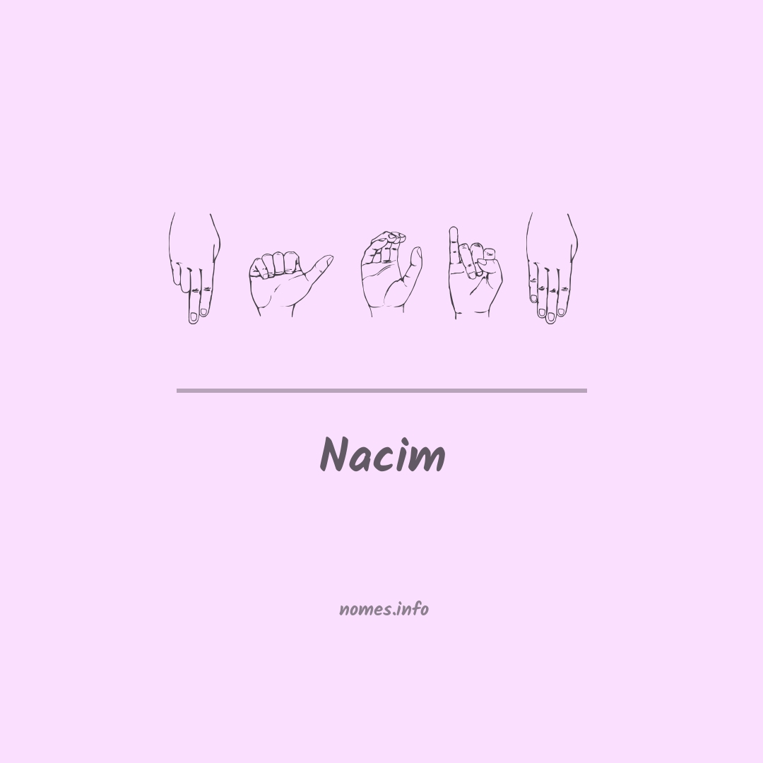 Nacim em Libras