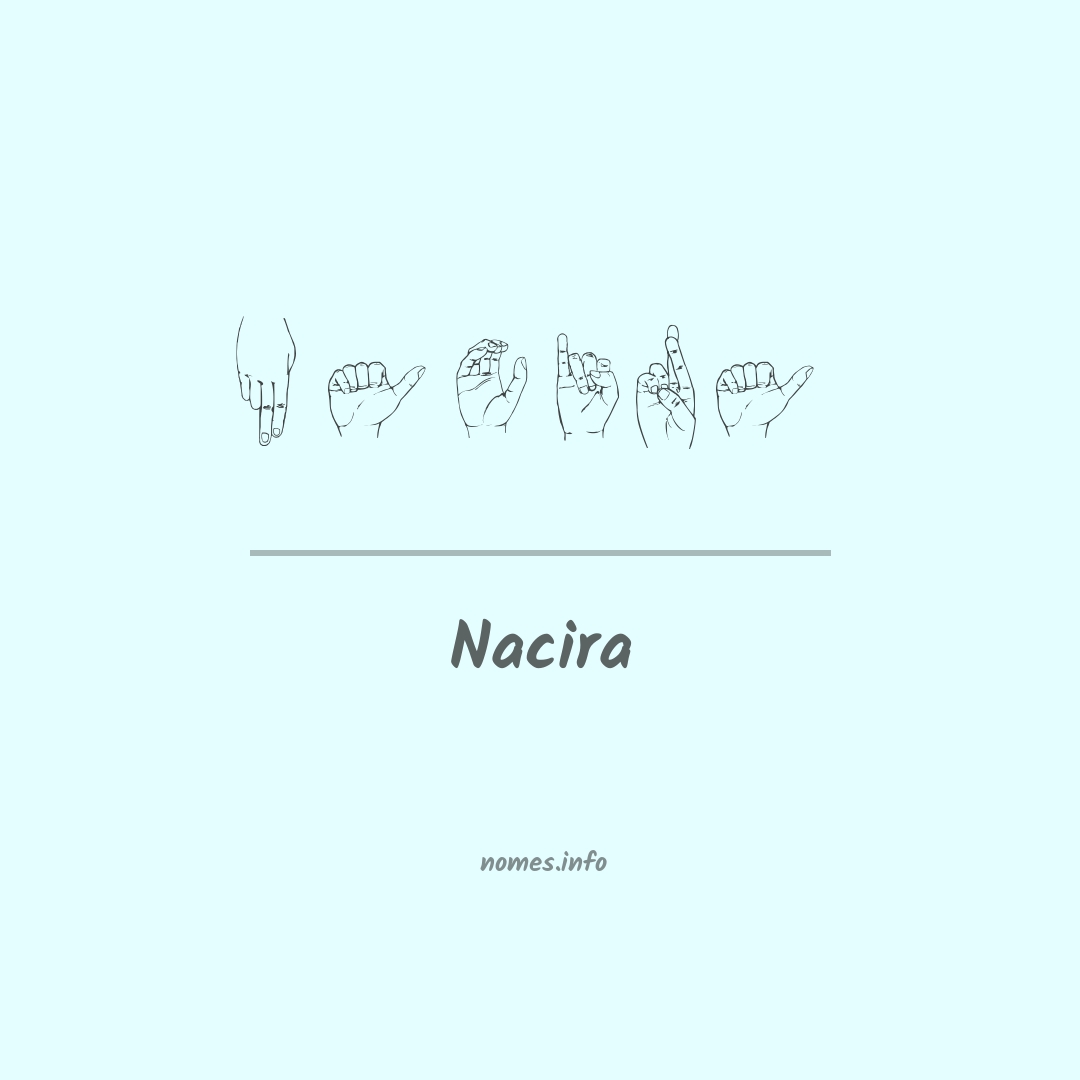 Nacira em Libras