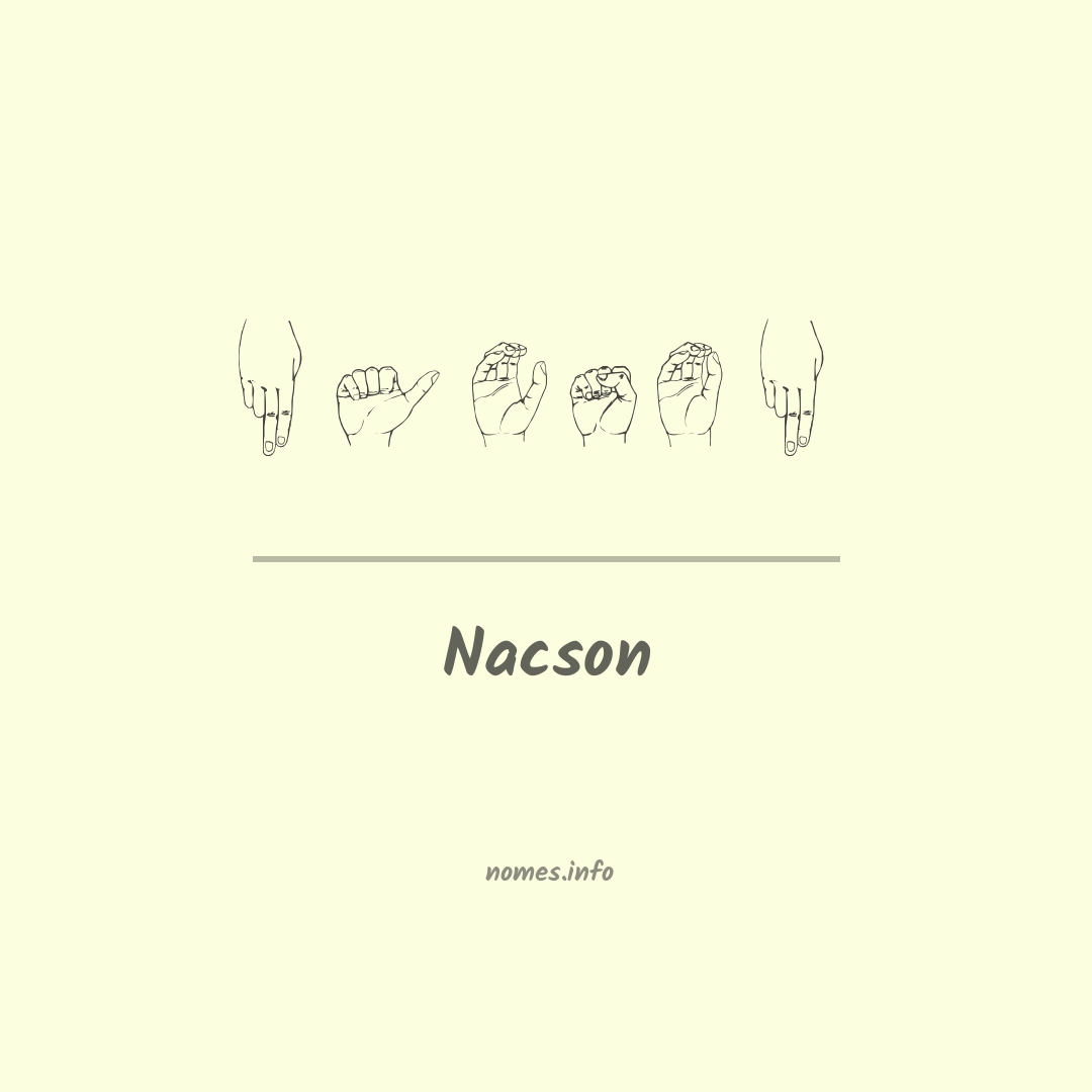 Nacson em Libras