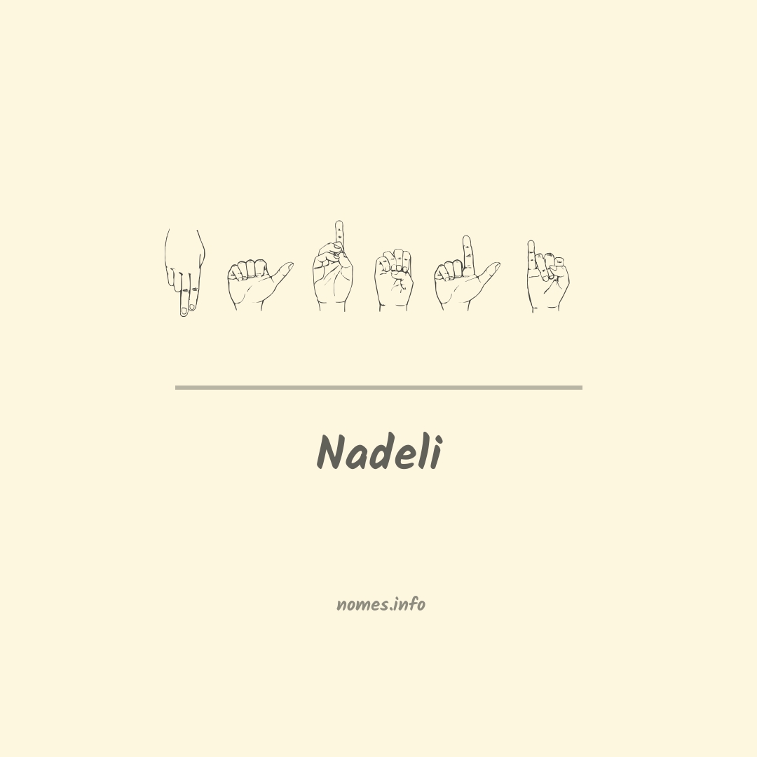 Nadeli em Libras