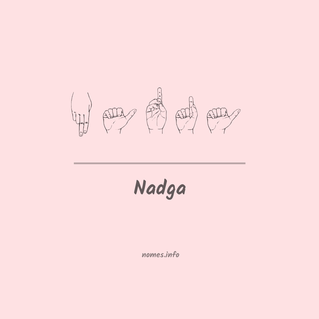 Nadga em Libras