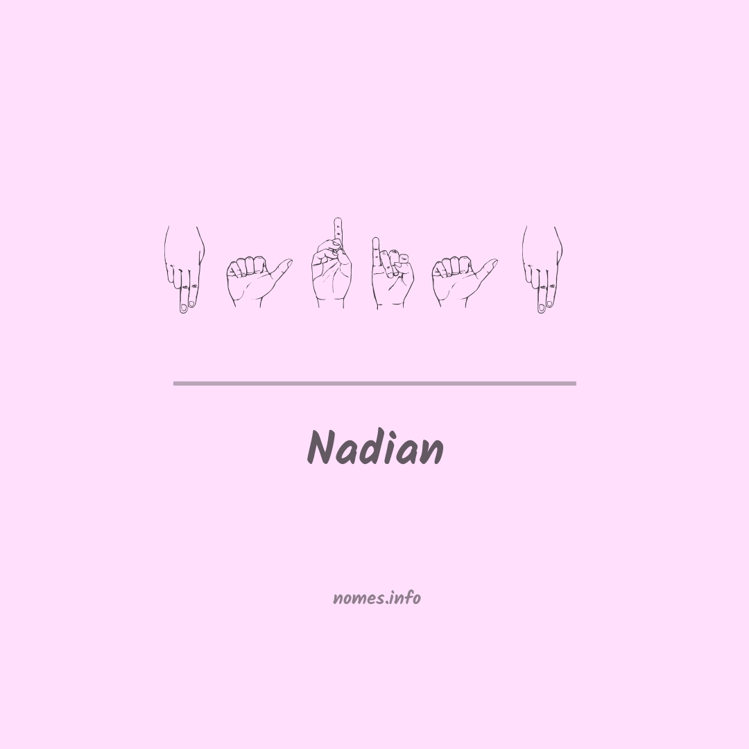 Nadian em Libras