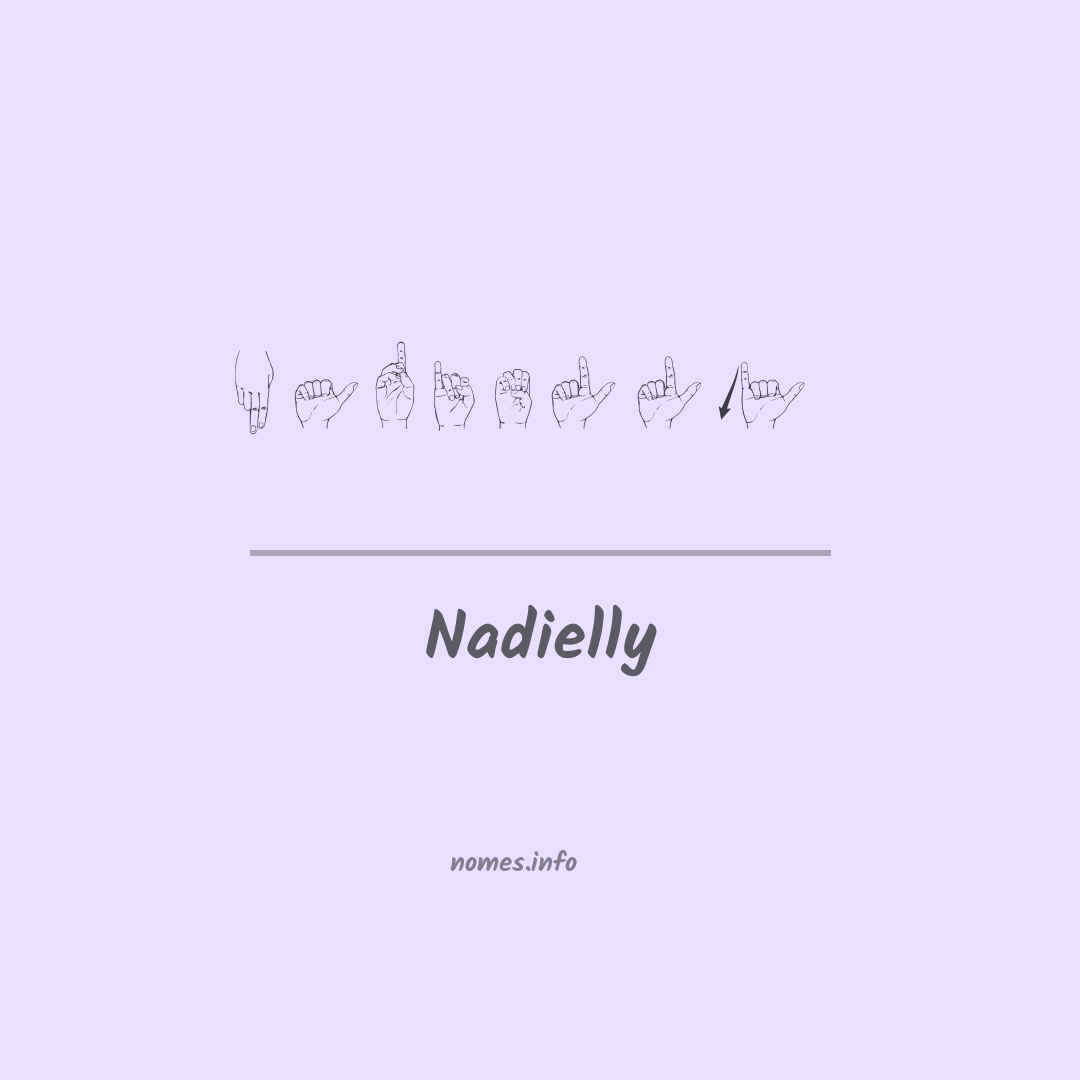 Nadielly em Libras