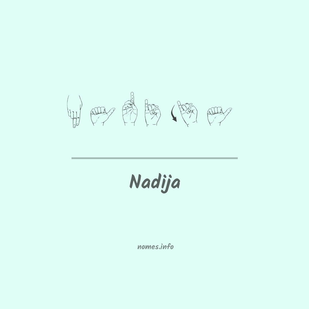 Nadija em Libras