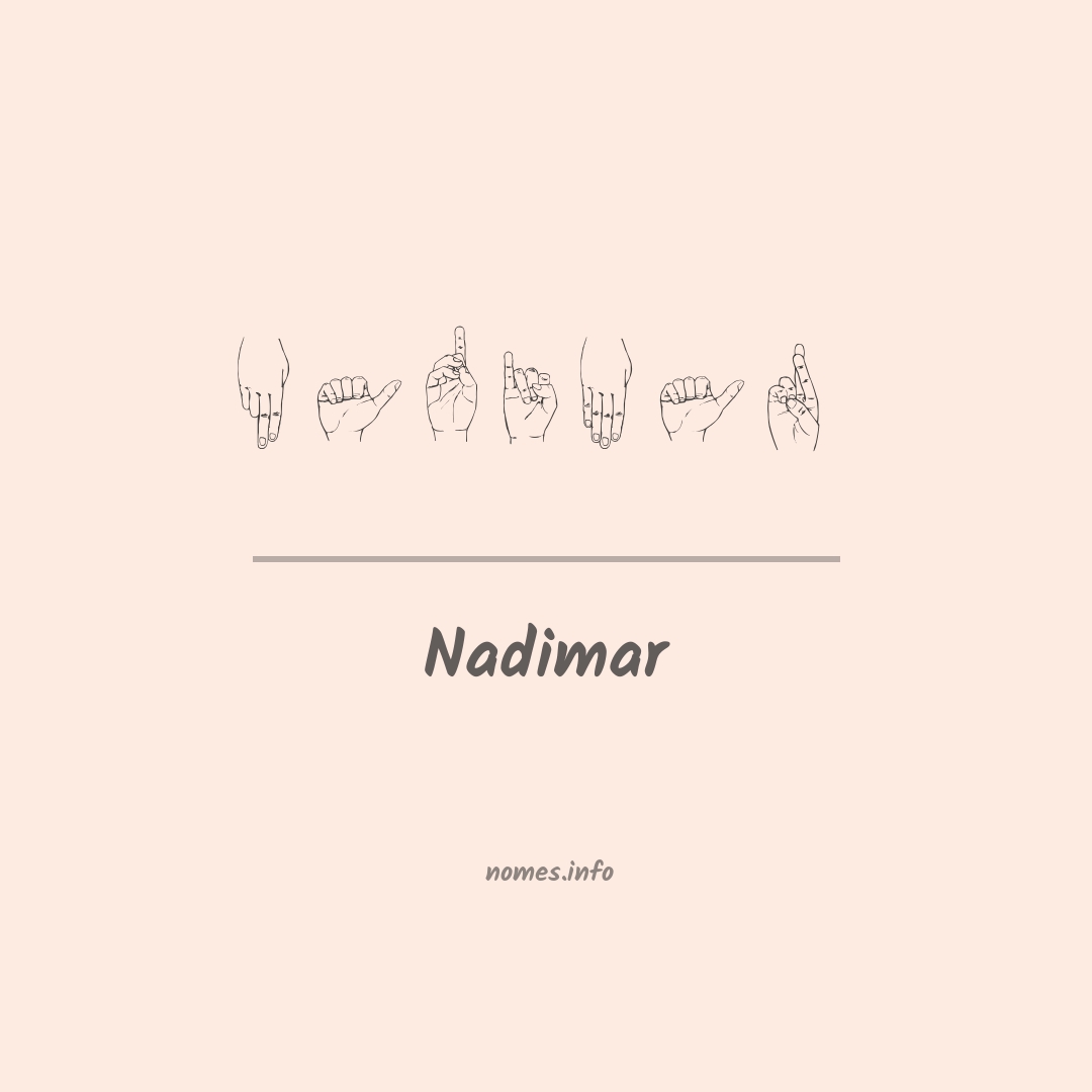 Nadimar em Libras