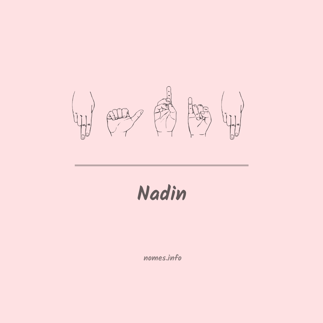 Nadin em Libras