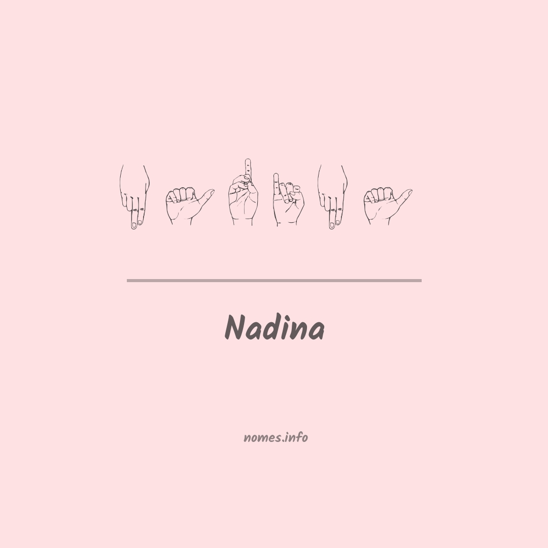 Nadina em Libras