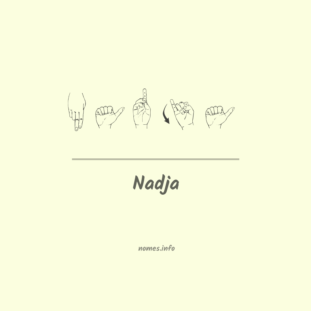 Nadja em Libras