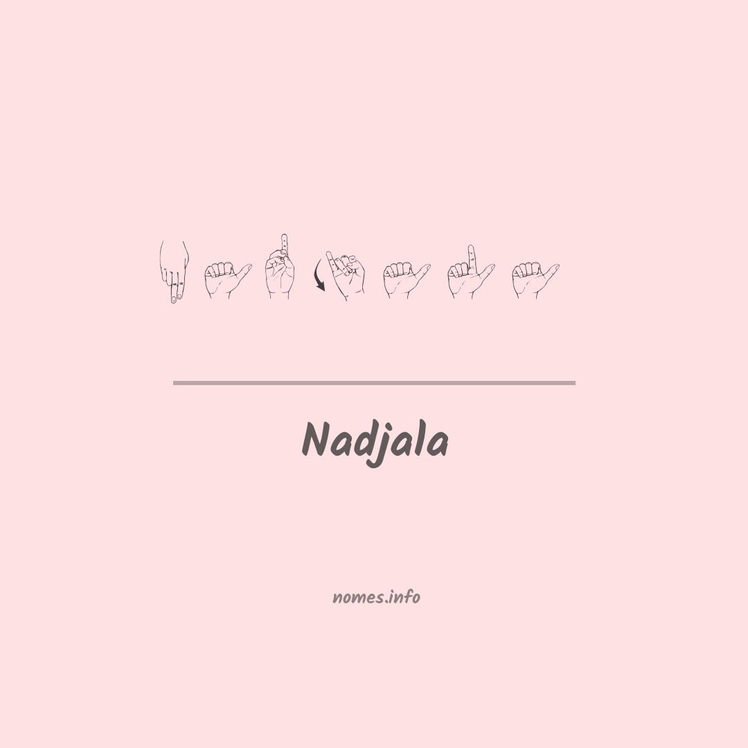 Nadjala em Libras