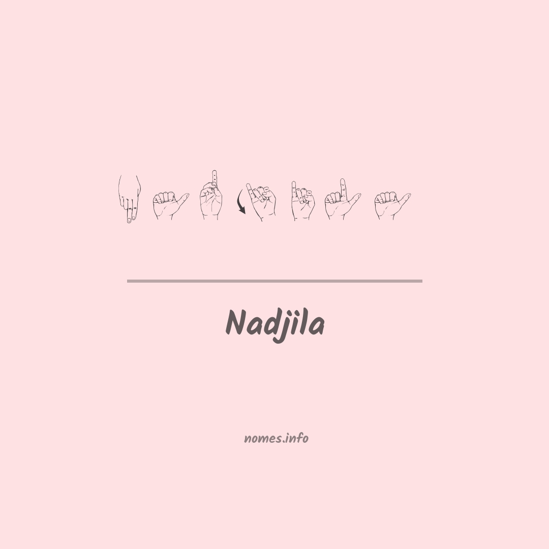 Nadjila em Libras