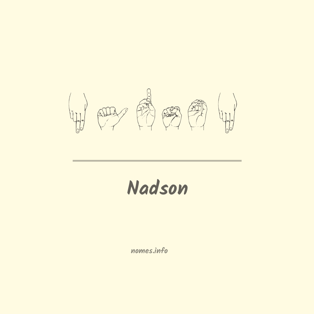 Nadson em Libras