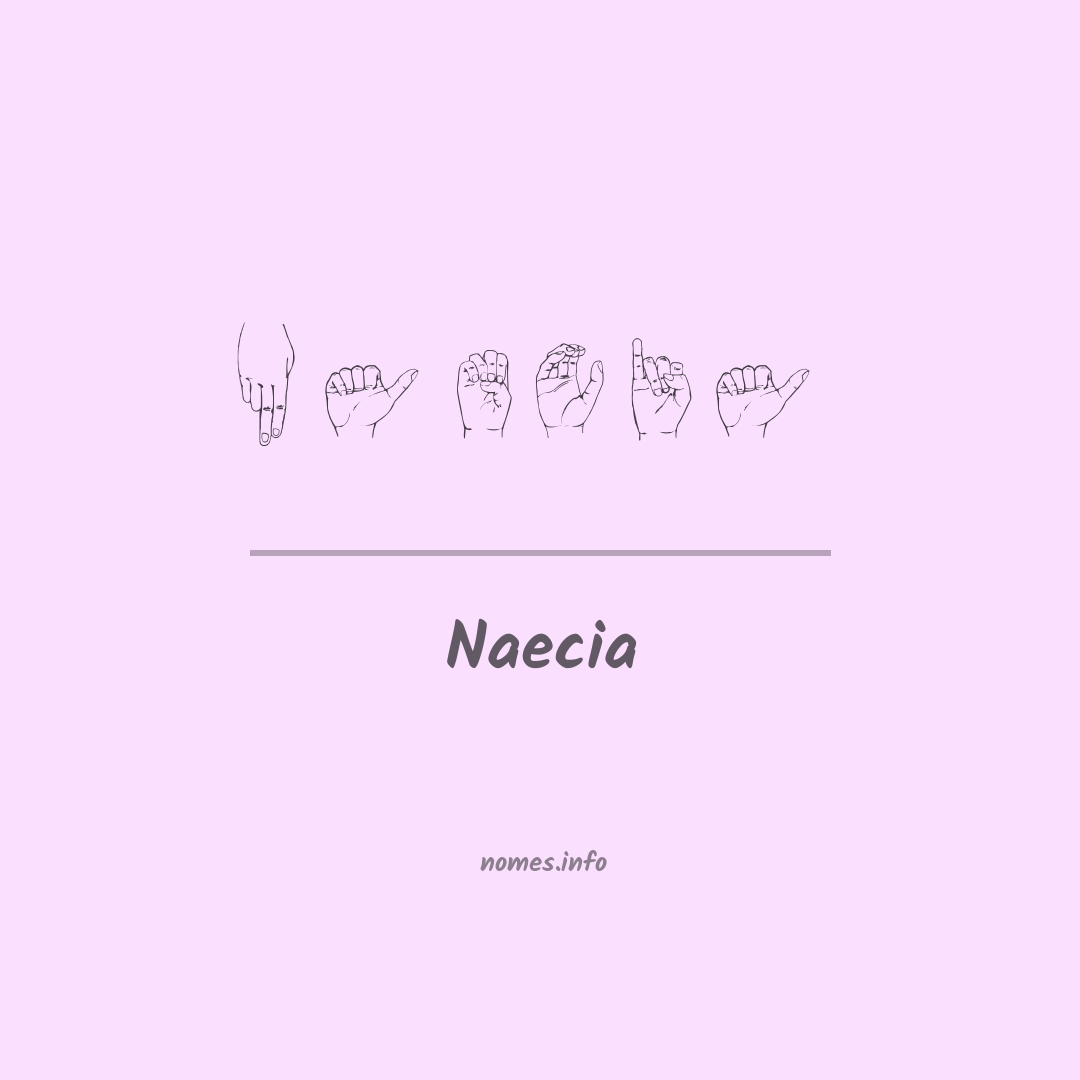 Naecia em Libras