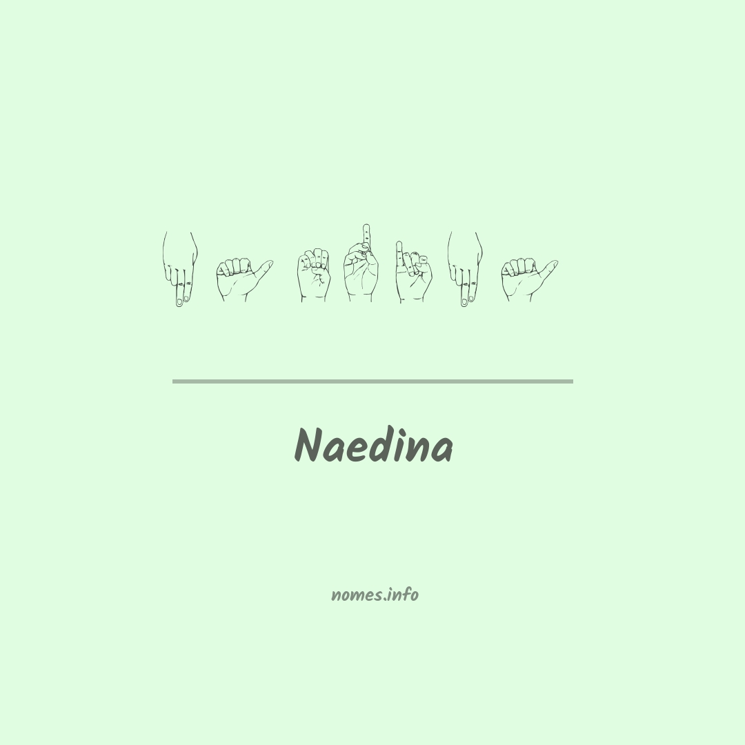 Naedina em Libras