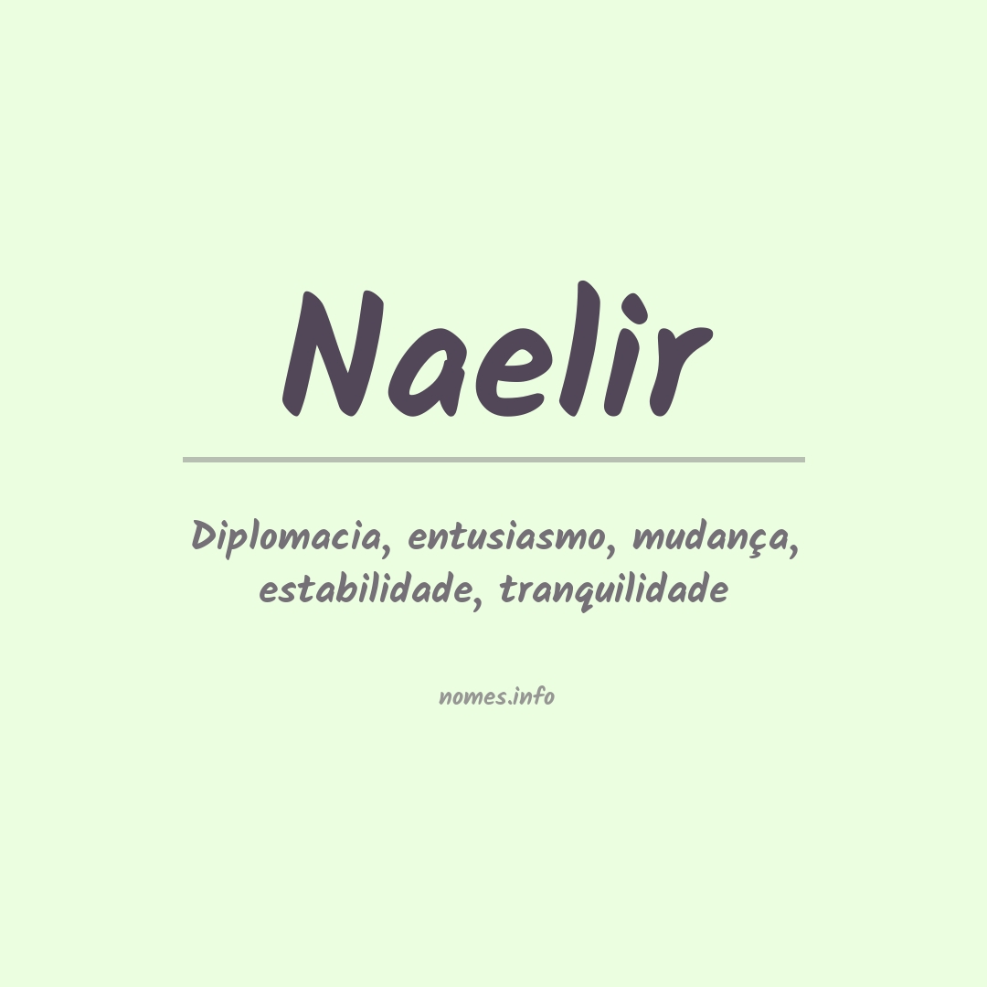 Significado do nome Naelir