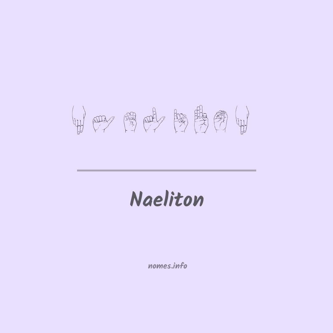 Naeliton em Libras