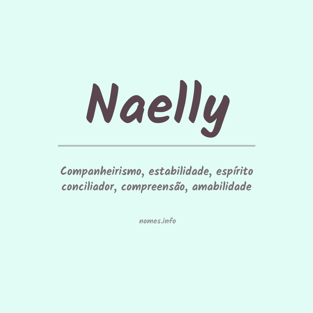 Significado do nome Naelly