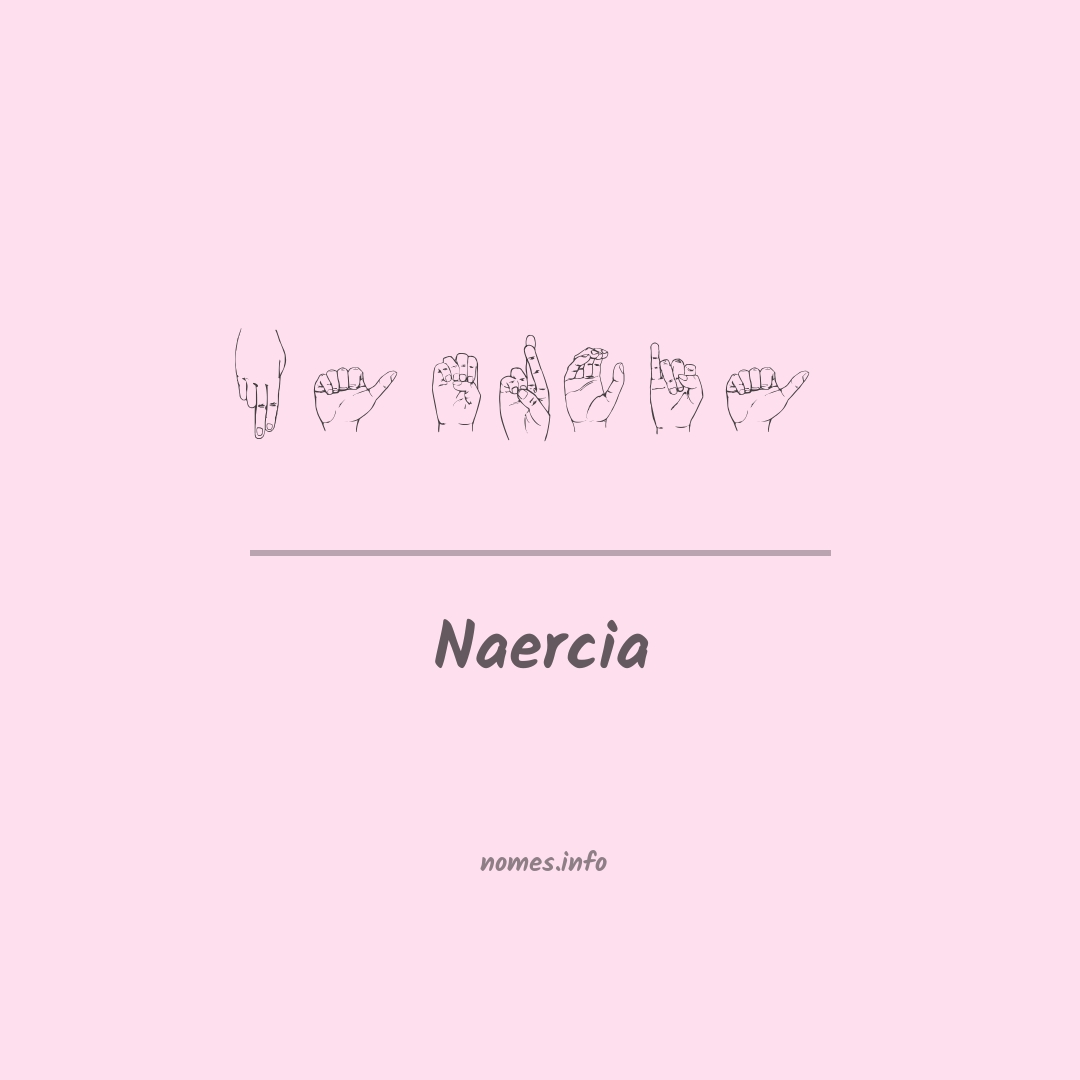 Naercia em Libras