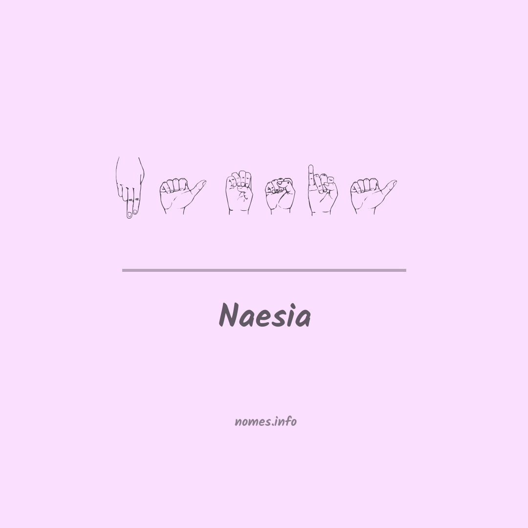 Naesia em Libras