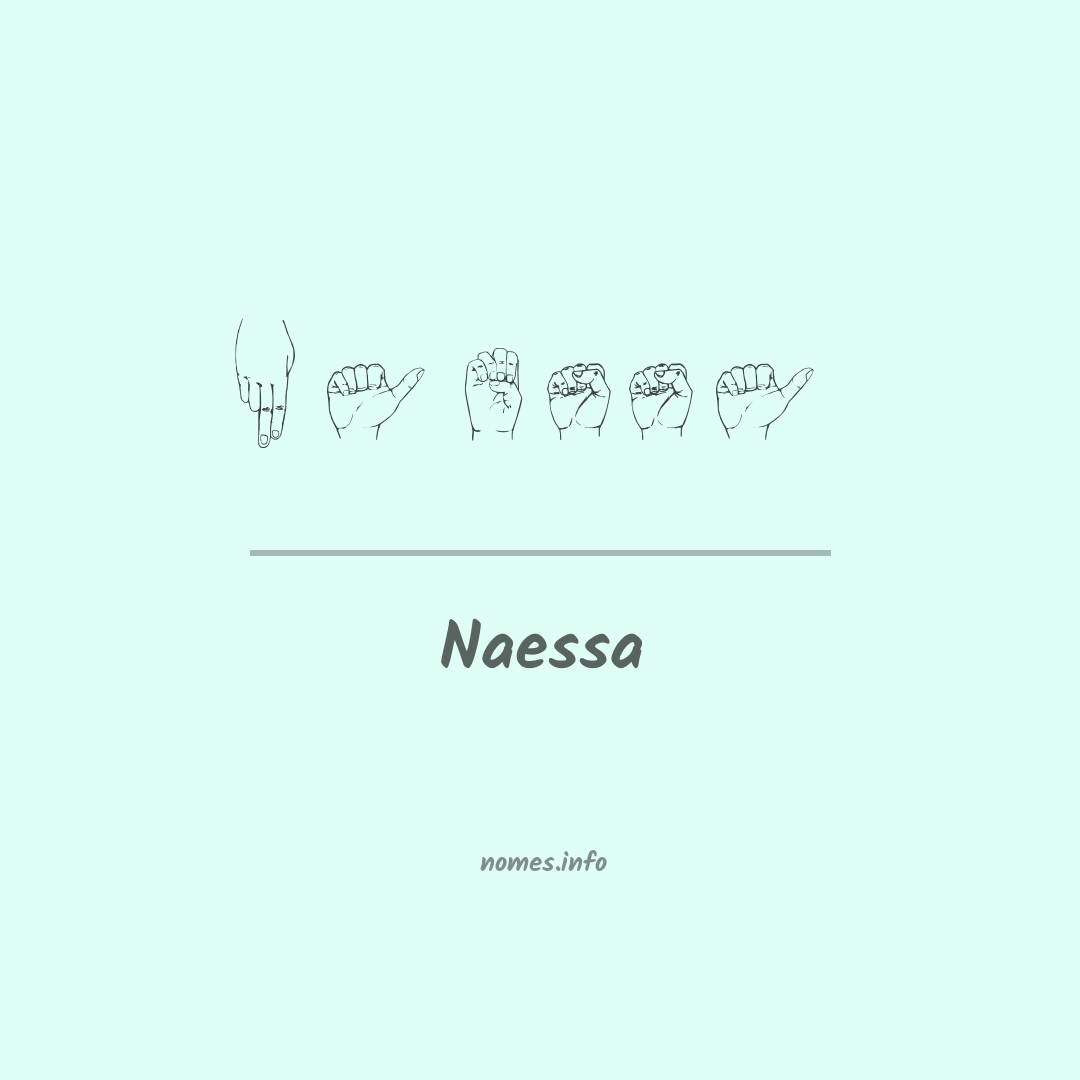 Naessa em Libras