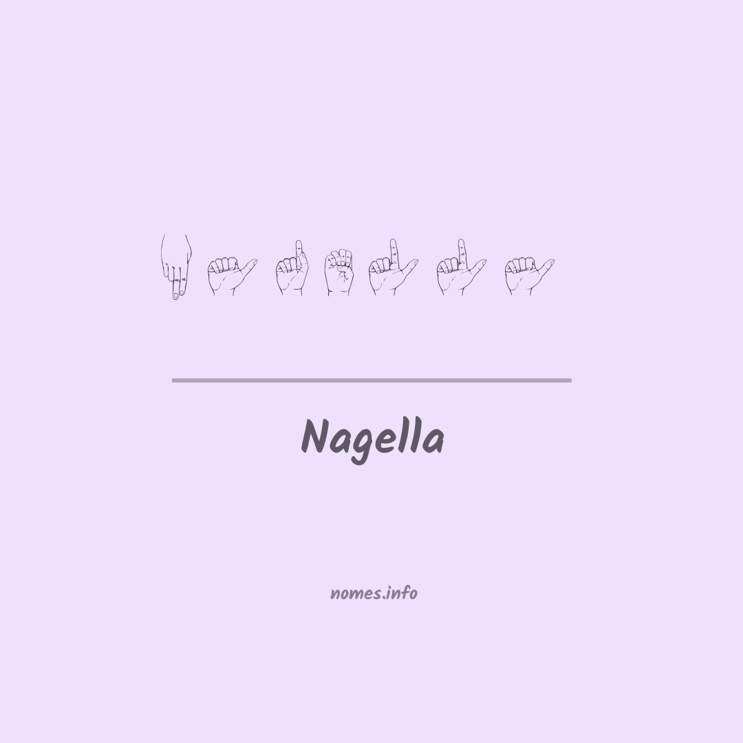 Nagella em Libras