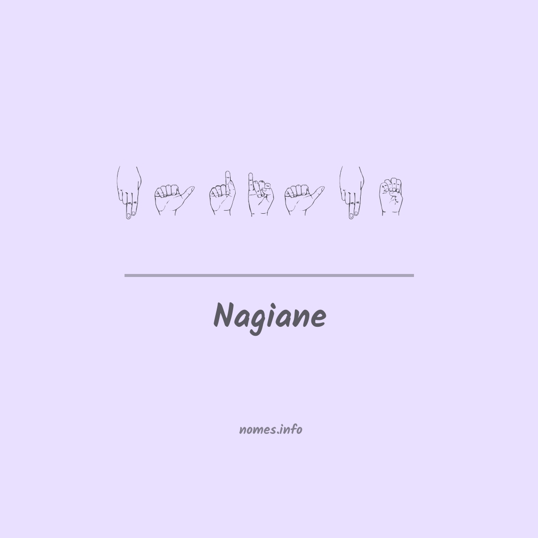 Nagiane em Libras