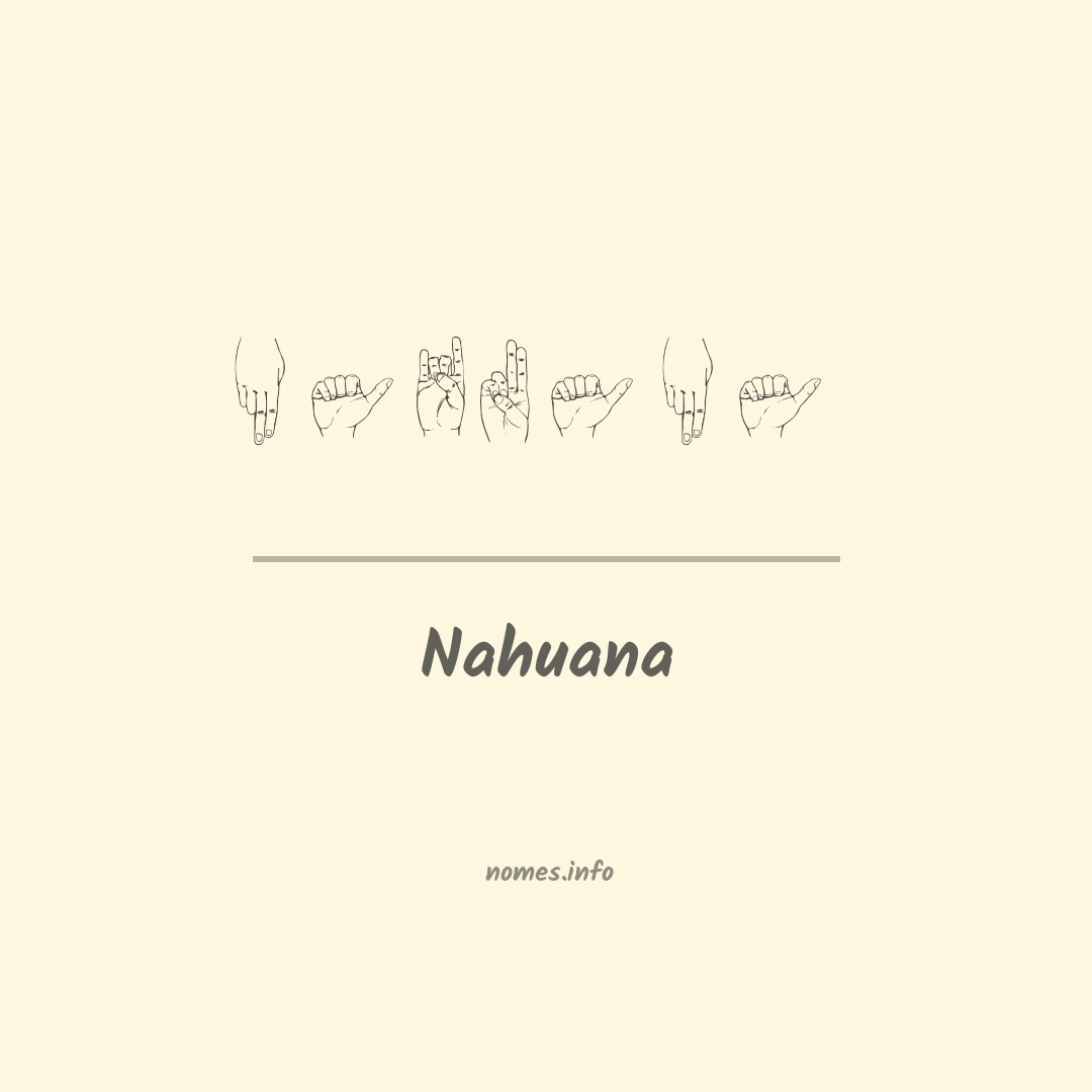 Nahuana em Libras