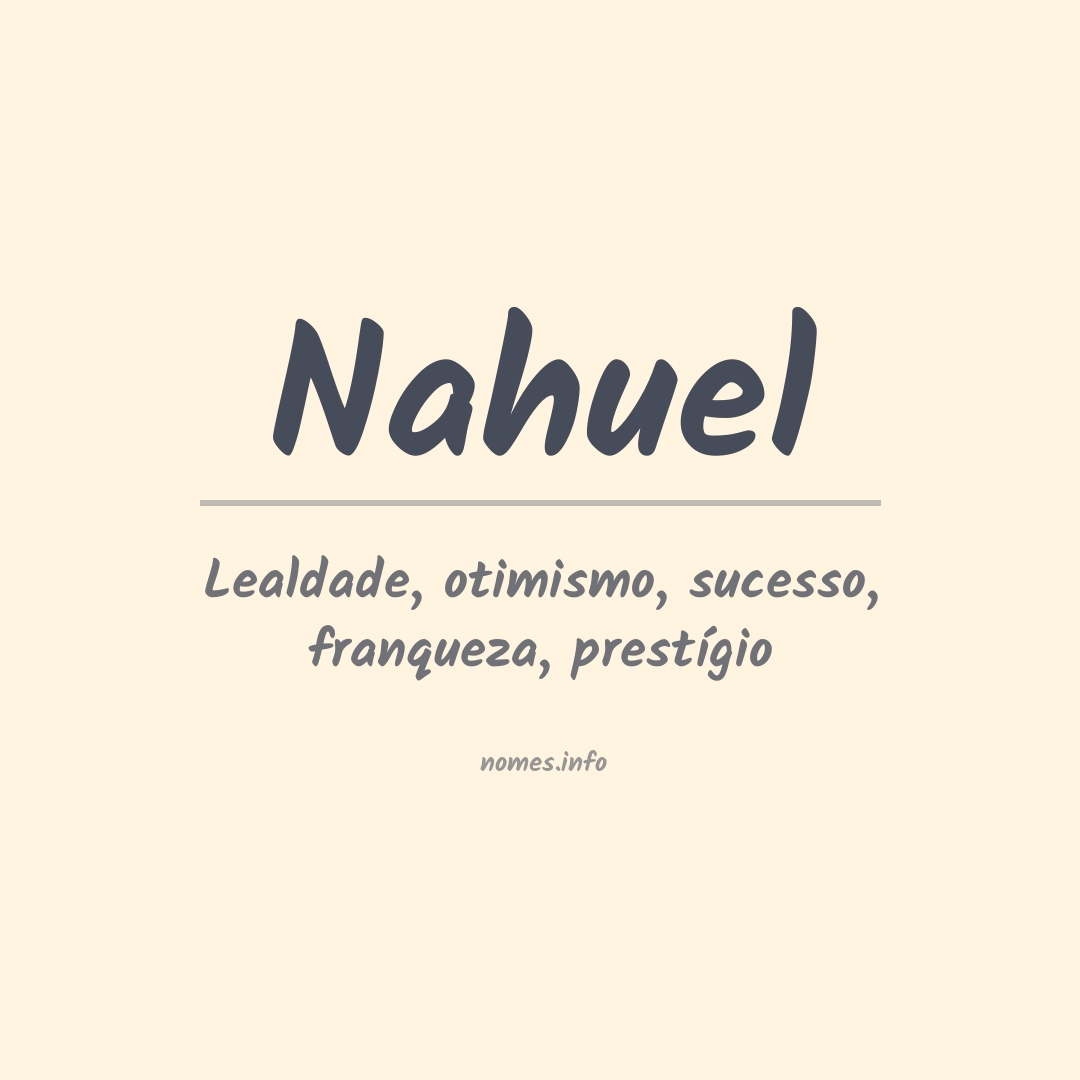 Significado do nome Nahuel