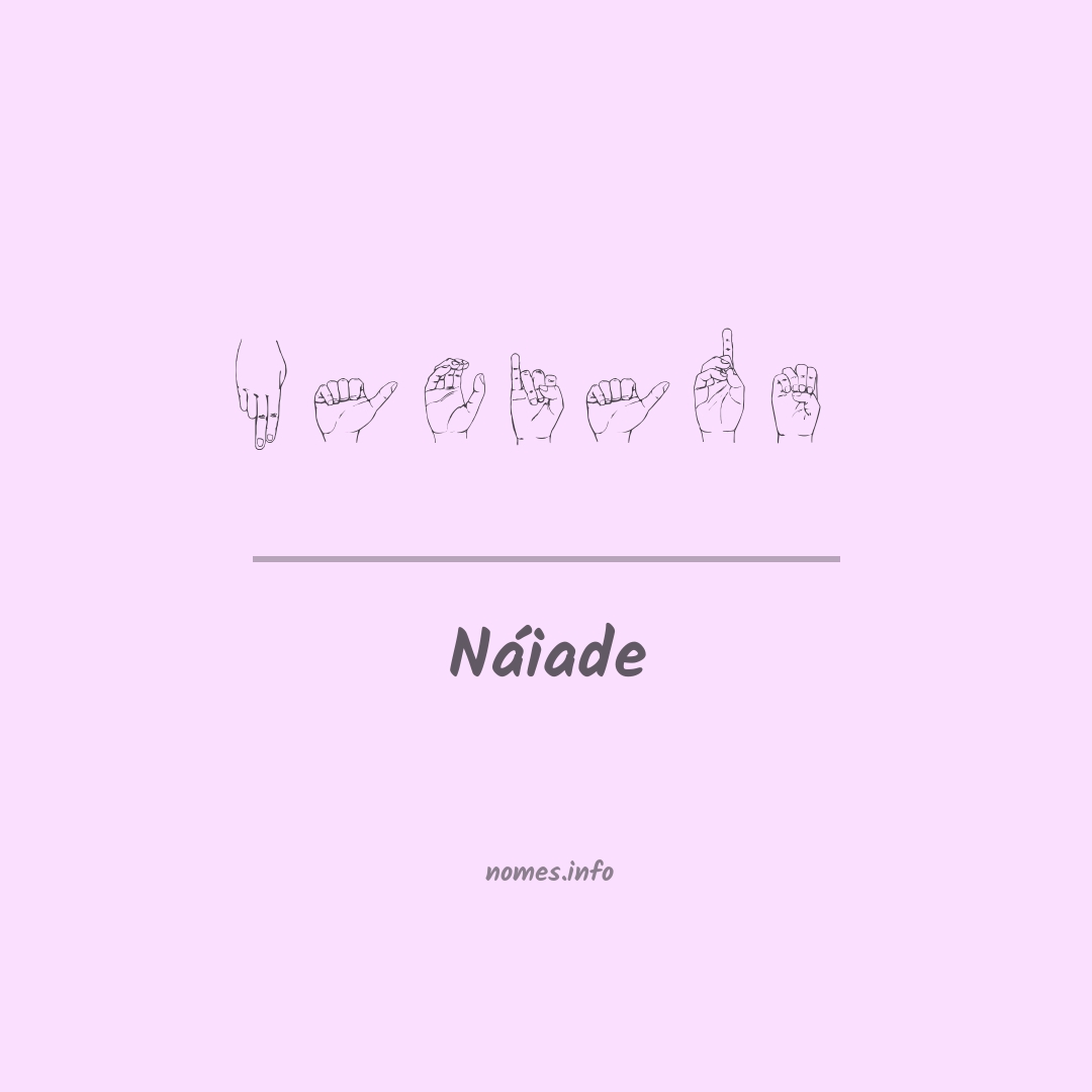 Náiade em Libras
