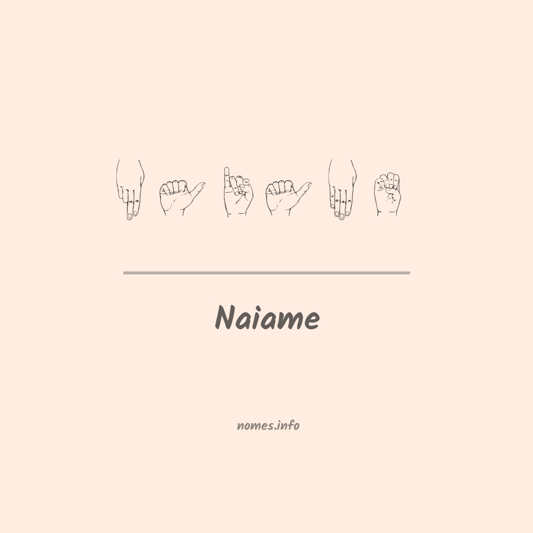 Naiame em Libras