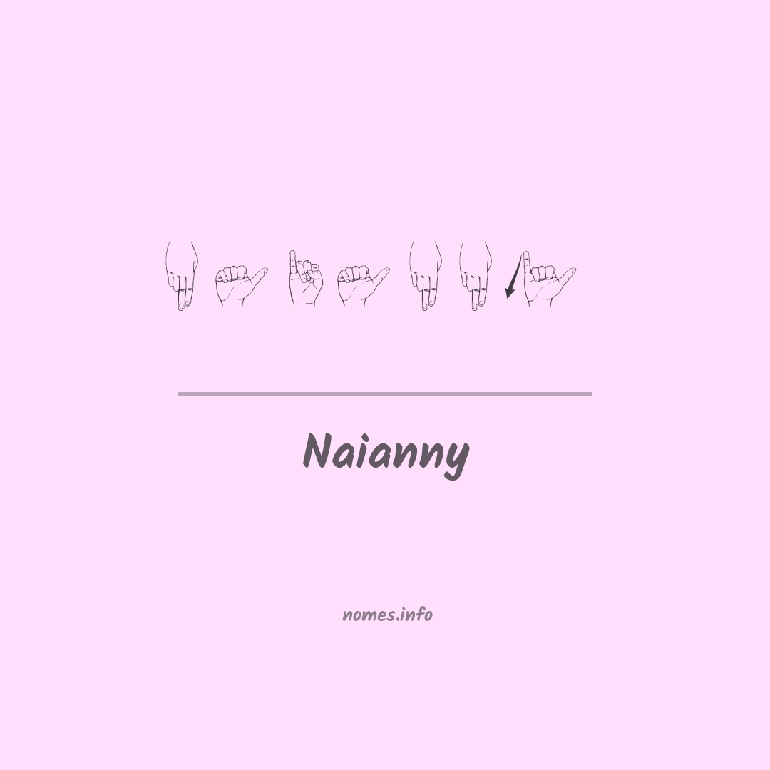 Naianny em Libras