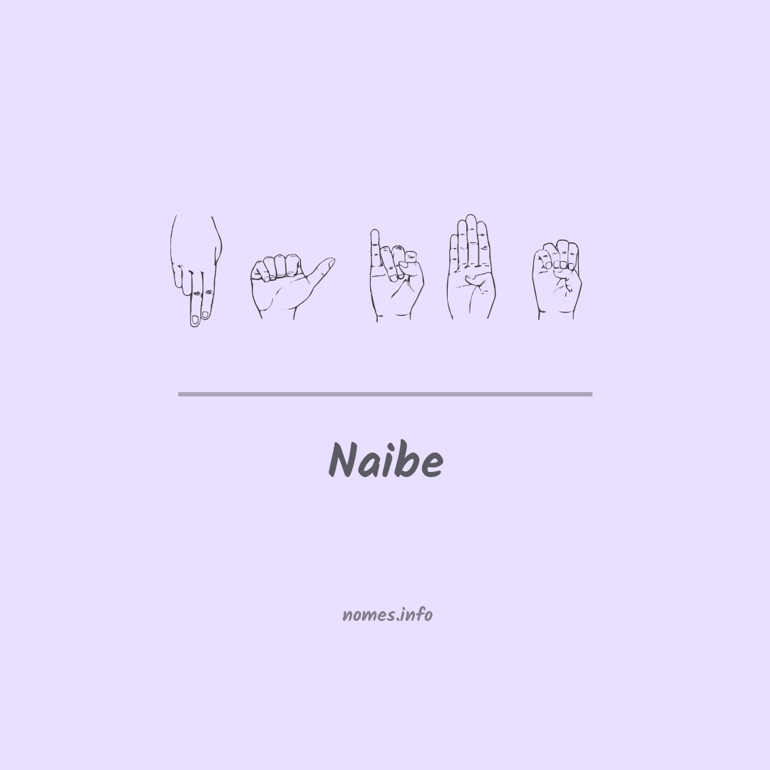 Naibe em Libras