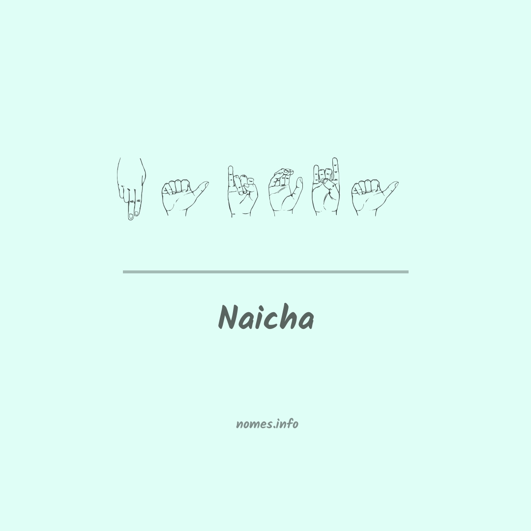 Naicha em Libras
