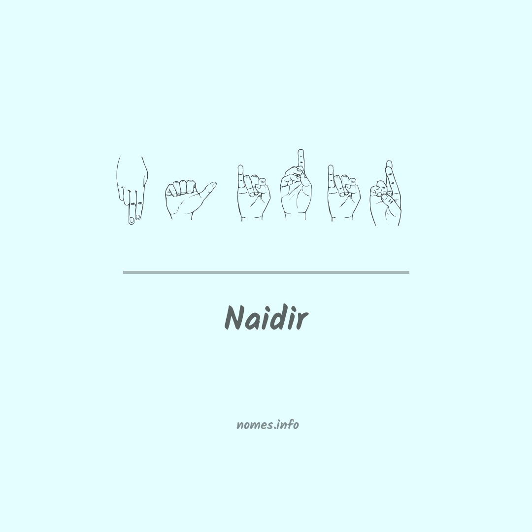 Naidir em Libras