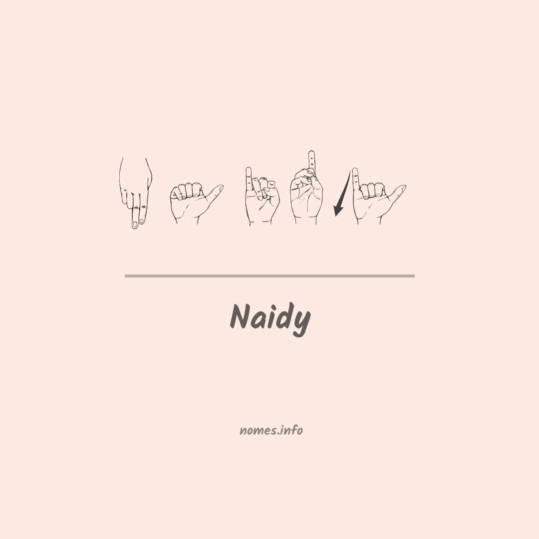 Naidy em Libras