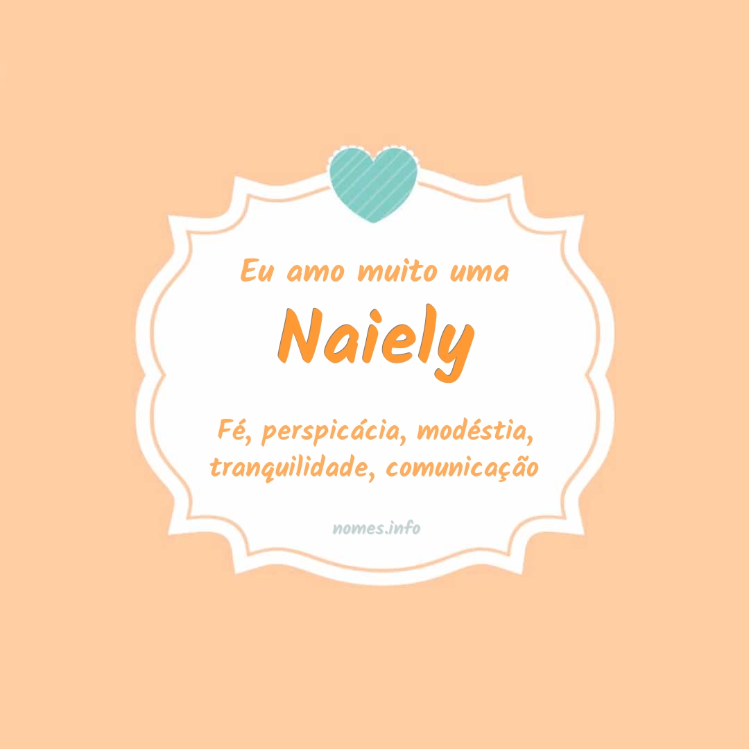 Eu amo muito Naiely