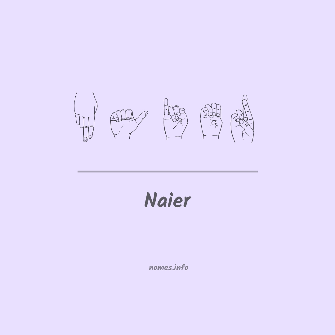 Naier em Libras