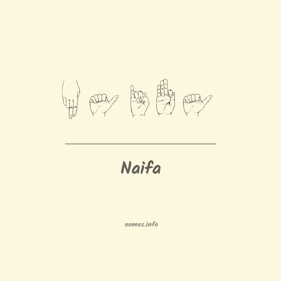 Naifa em Libras
