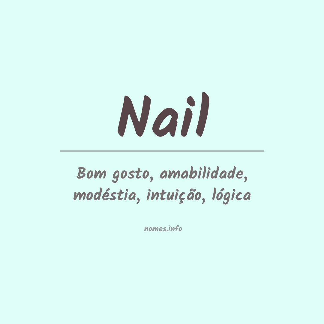 Significado do nome Nail