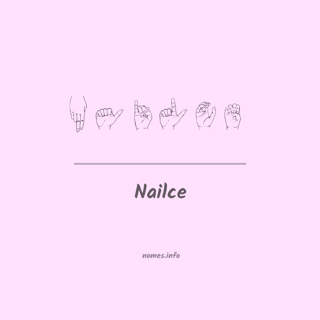 Nailce em Libras