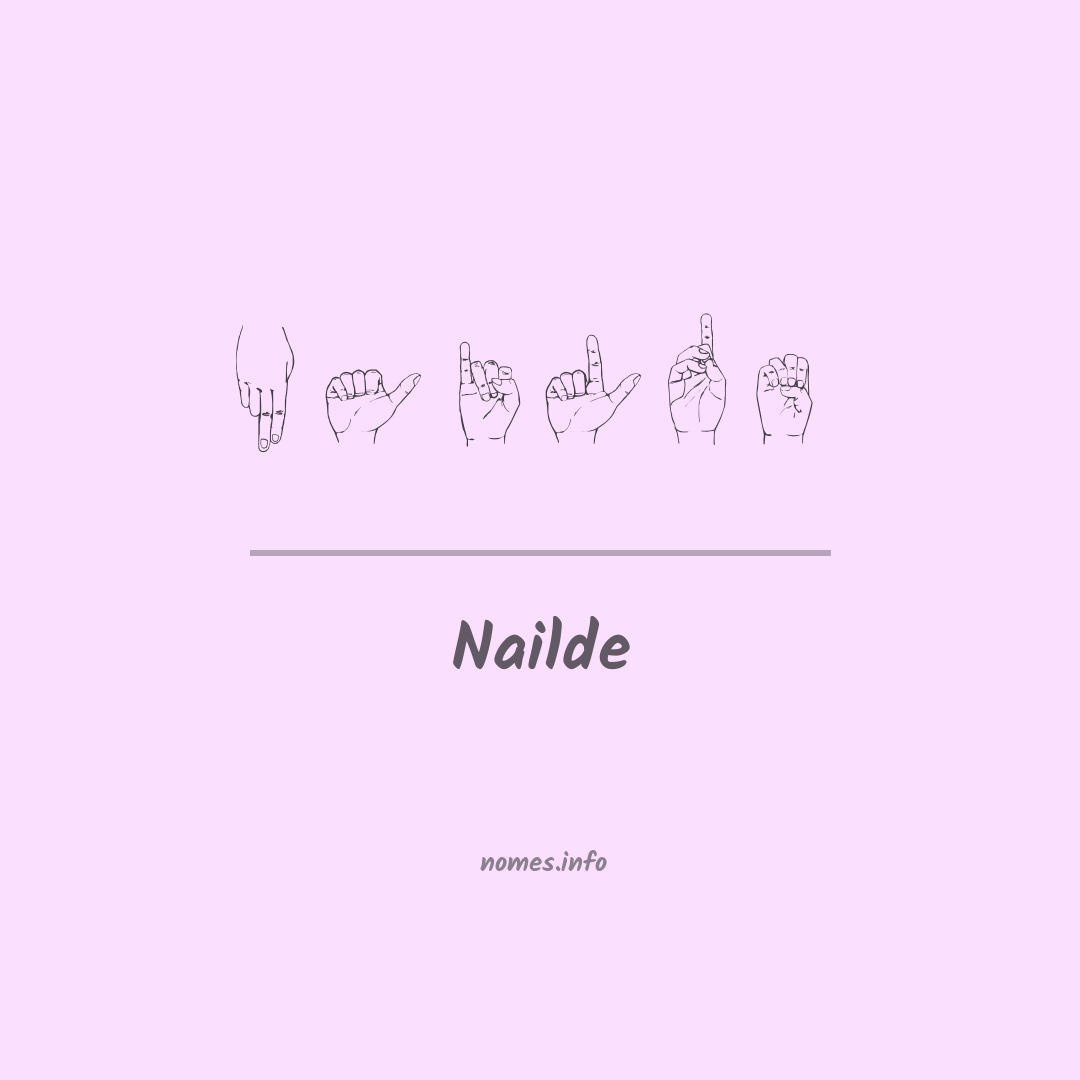 Nailde em Libras