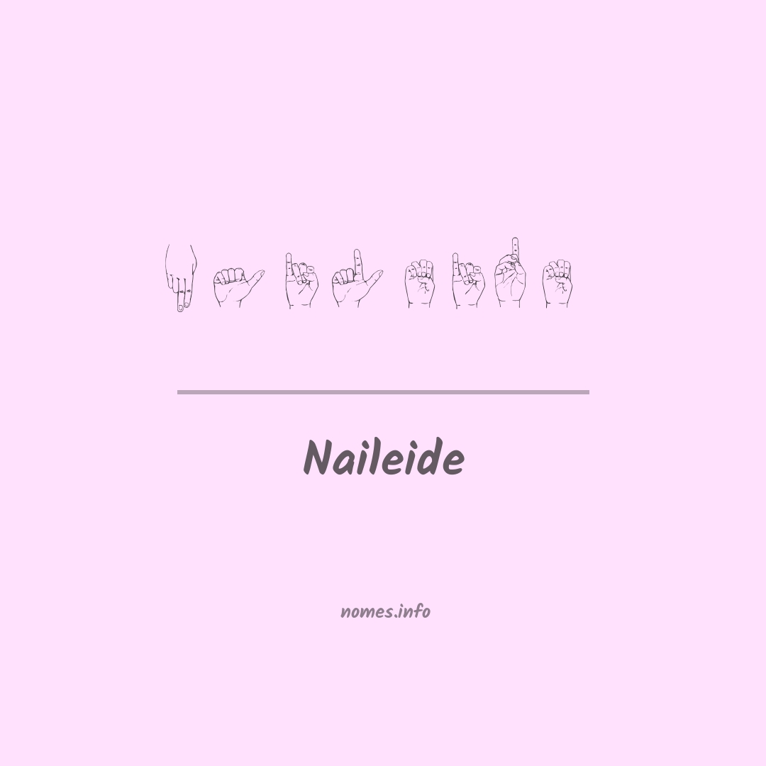 Naileide em Libras
