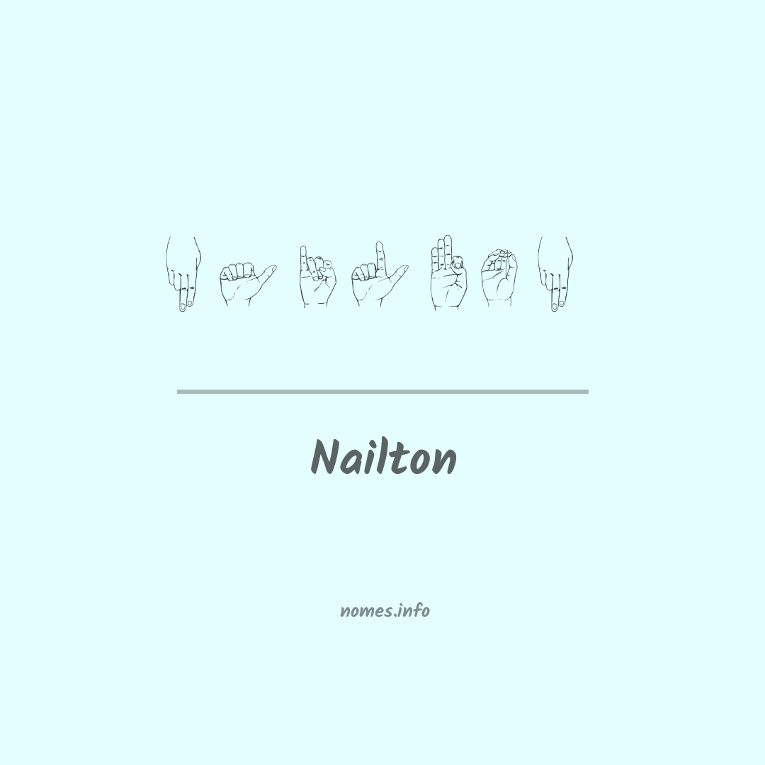 Nailton em Libras