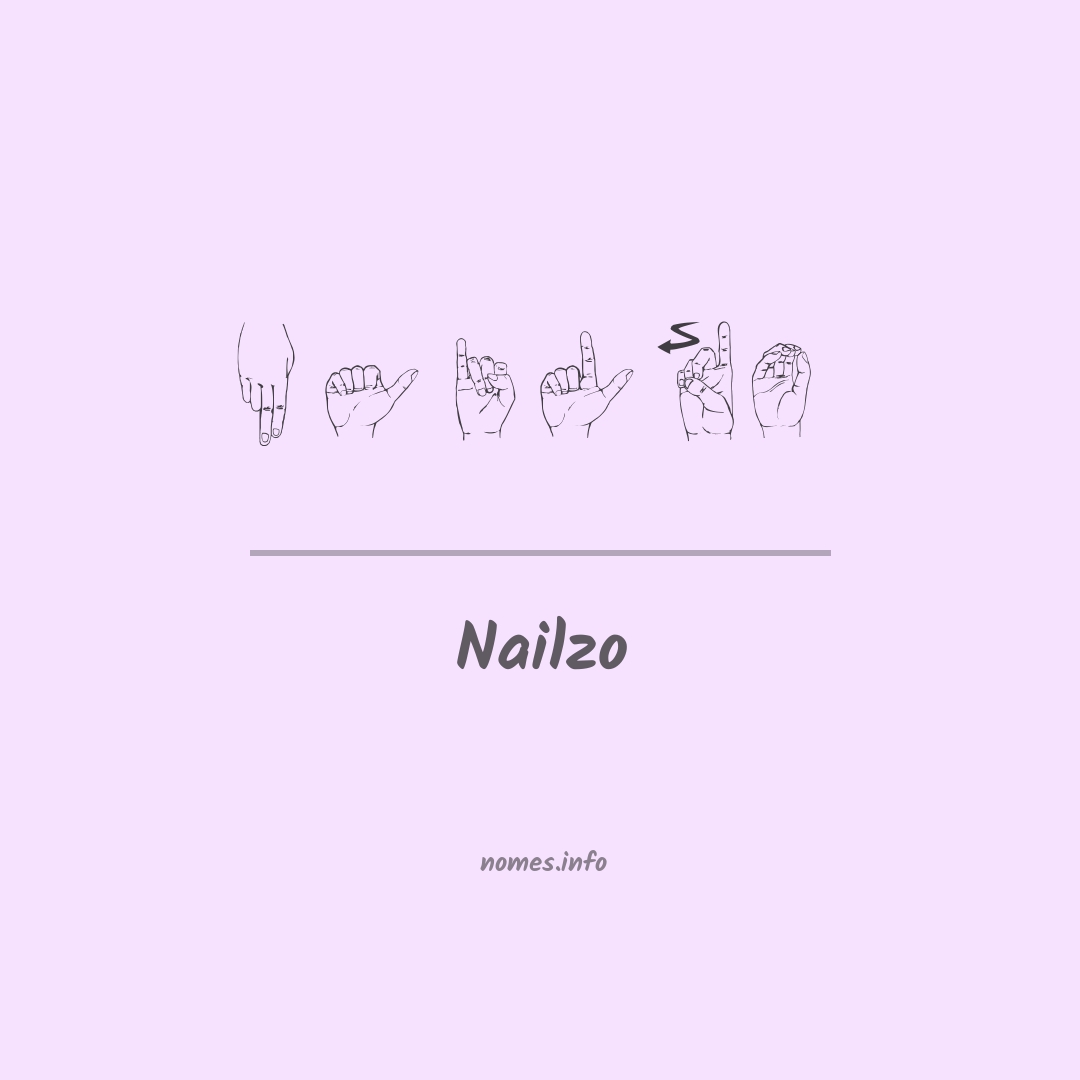 Nailzo em Libras