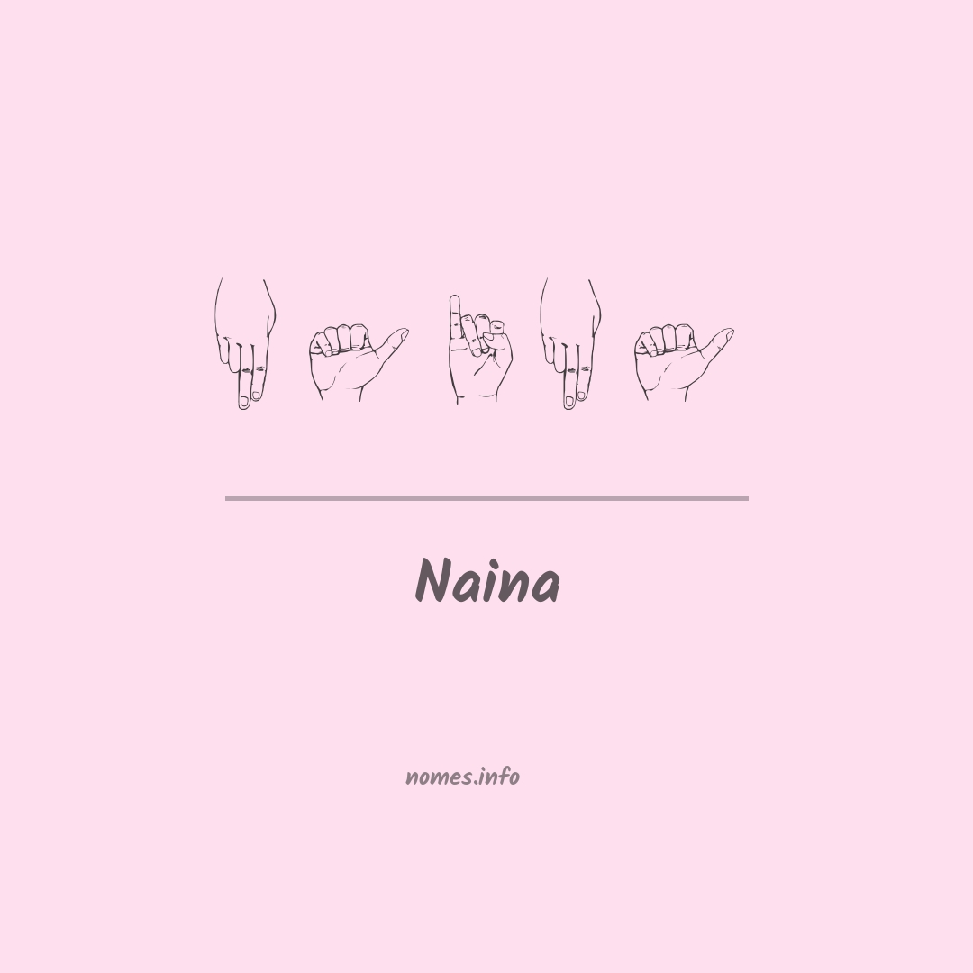 Naina em Libras