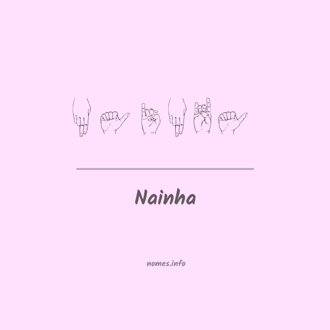 Nainha em Libras