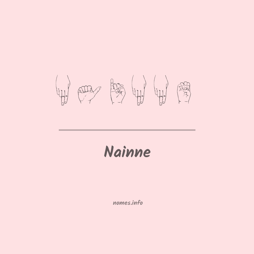 Nainne em Libras