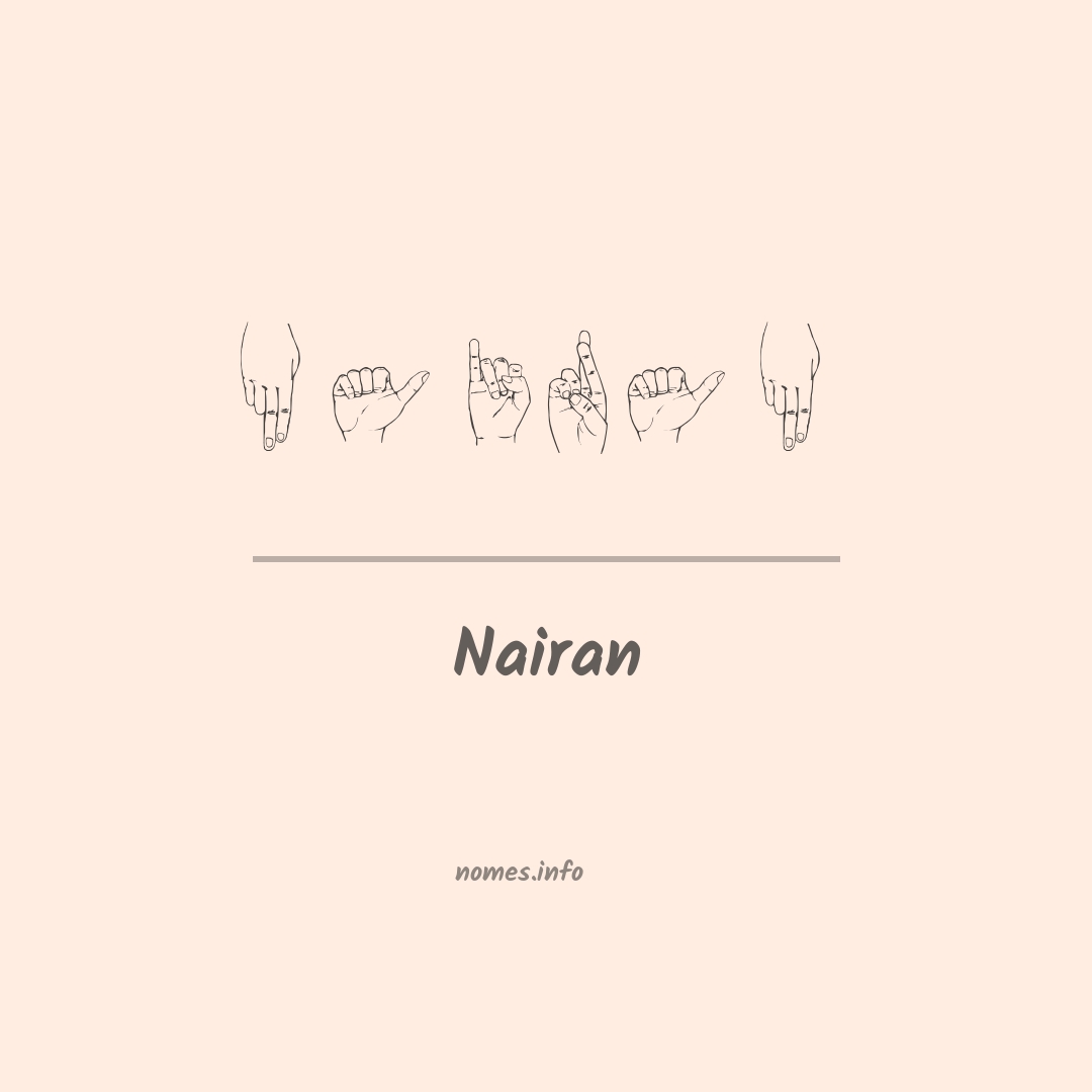 Nairan em Libras