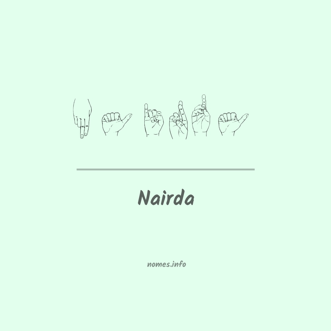 Nairda em Libras